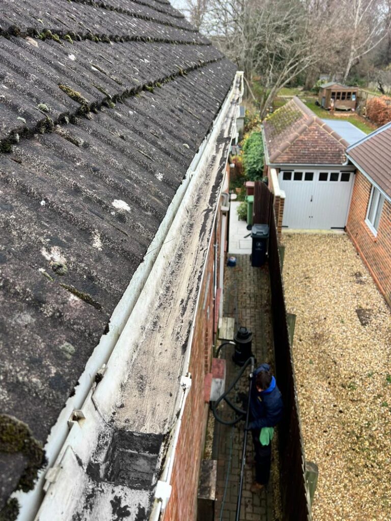 Gutter After Cleaning